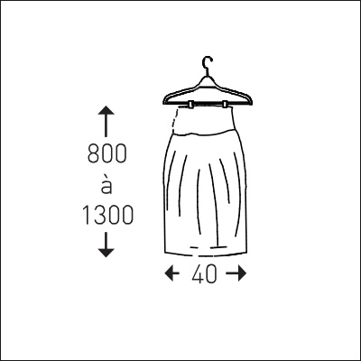 dimensions d'une jupe